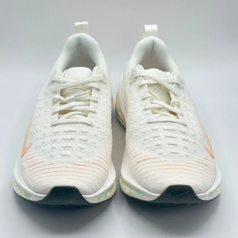 Nike React X Infinity Run 4 Sail-Crimson-Vapor Green Women's Size 11 HJ7666-133 - Picture 3 of 10